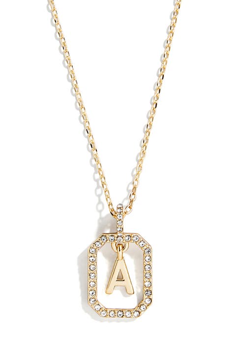 Alicia Intial Pendant Necklace