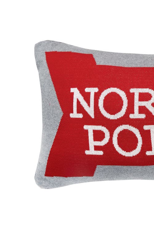 C & F Home C&f Home North Pole Christmas Knitted Throw Pillow, 14" X 22" In Multi