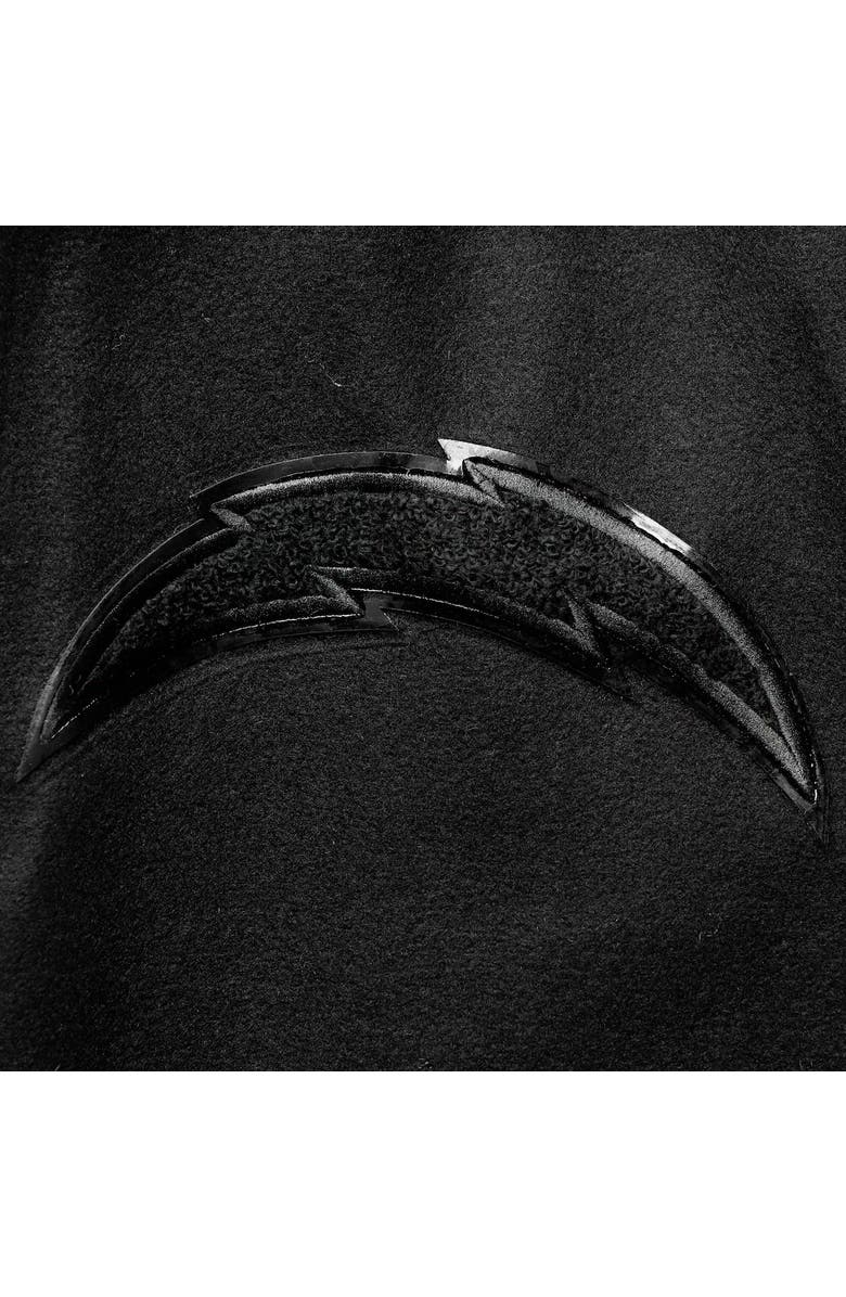 PRO STANDARD Men's Pro Standard Black Los Angeles Chargers Full-Zip Varsity Jacket, Alternate, color,