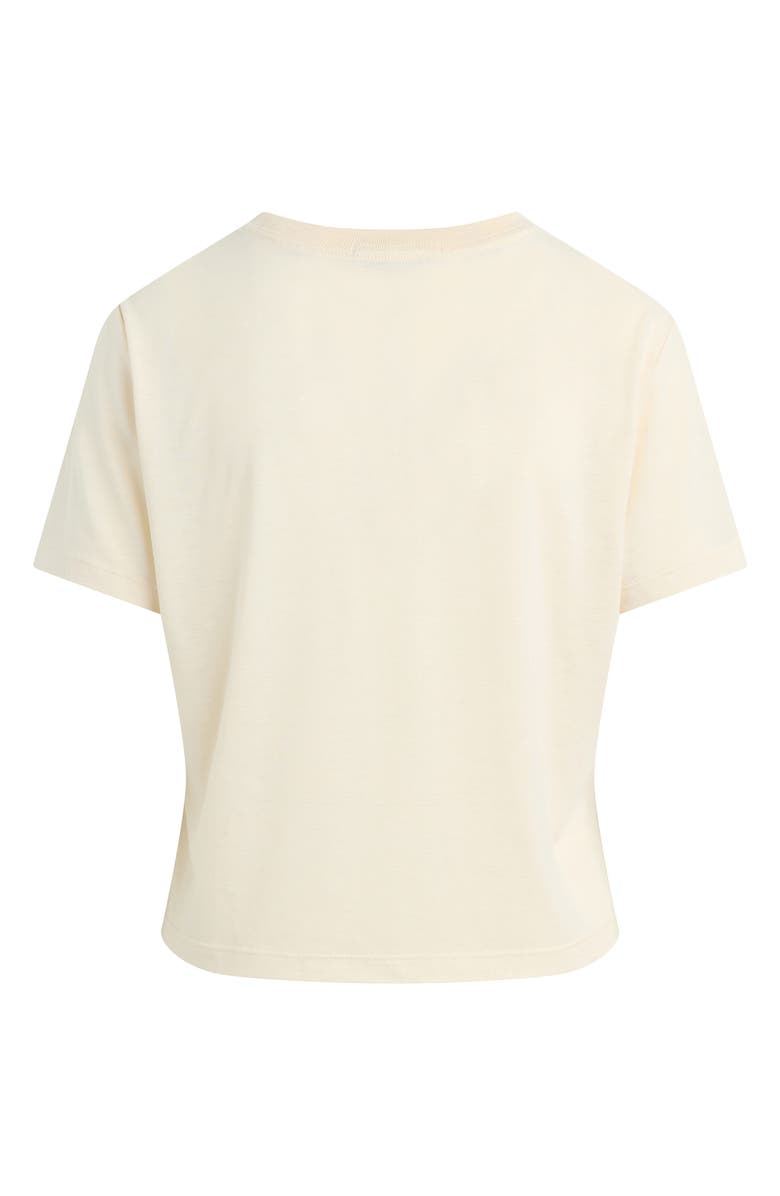 Favorite Daughter Logo Graphic Crop T-Shirt, Alternate, color, Ivory