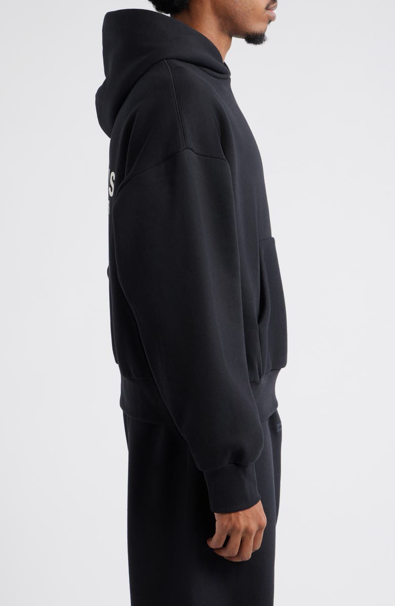 Fear of God Essentials Classic Pullover Hoodie, Alternate, color, Vintage Black
