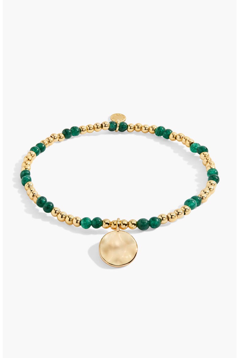 Birthstone A Little Bracelet in Gold-Tone Plating, Alternate, color, May
