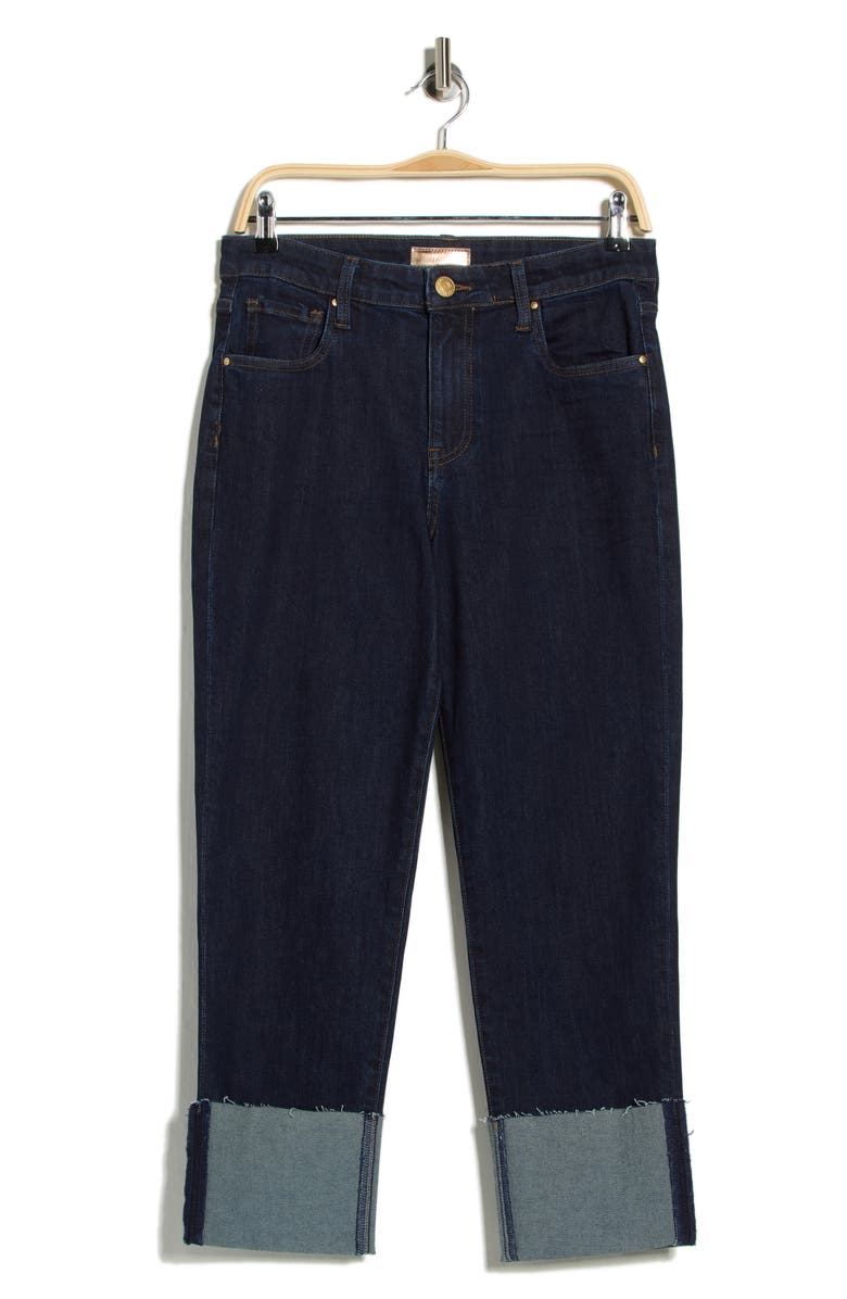 KUT from the Kloth Reese High Waist Crop Slim Straight Leg Jeans, Main, color, Instrumental