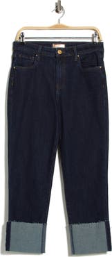 KUT from the Kloth Reese High Waist Crop Slim Straight Leg Jeans