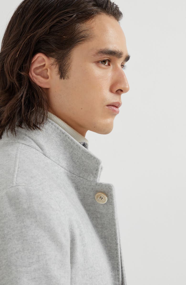 Brunello Cucinelli Blazer-style outerwear, Alternate, color, Light Grey