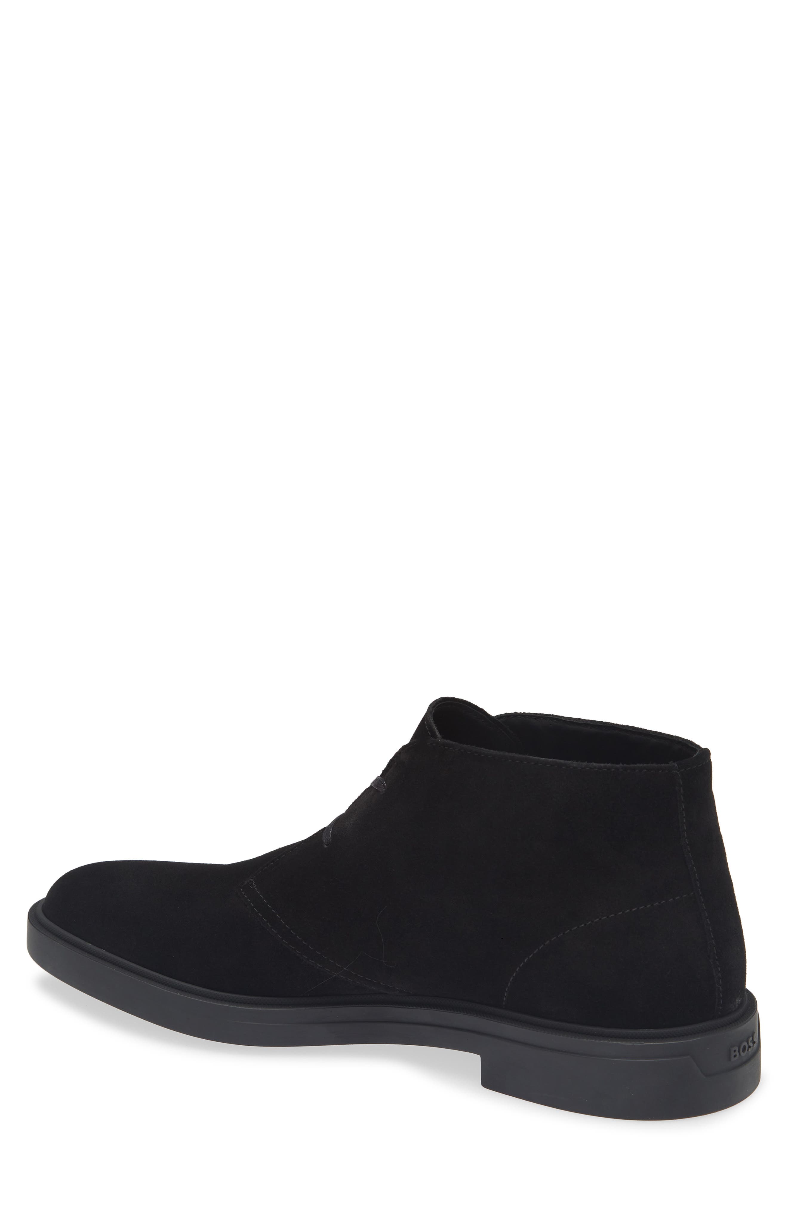Leather Chukka Boot, Alternate, color, BLACK