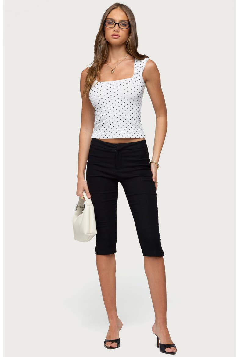 Beena Polka Dot Tank, Alternate, color, WHITE-AND-BLACK