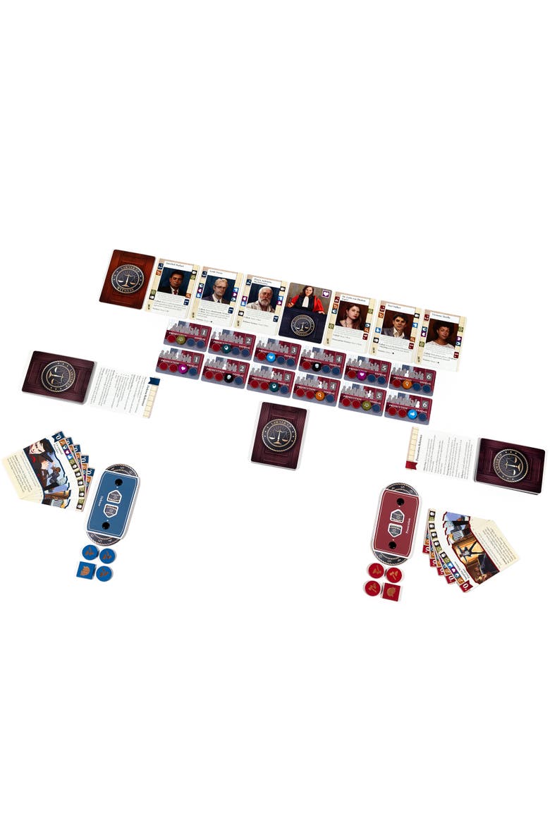 Lawyer Up Season One Courtroom Card Strategy Game, Alternate, color, Multicolored