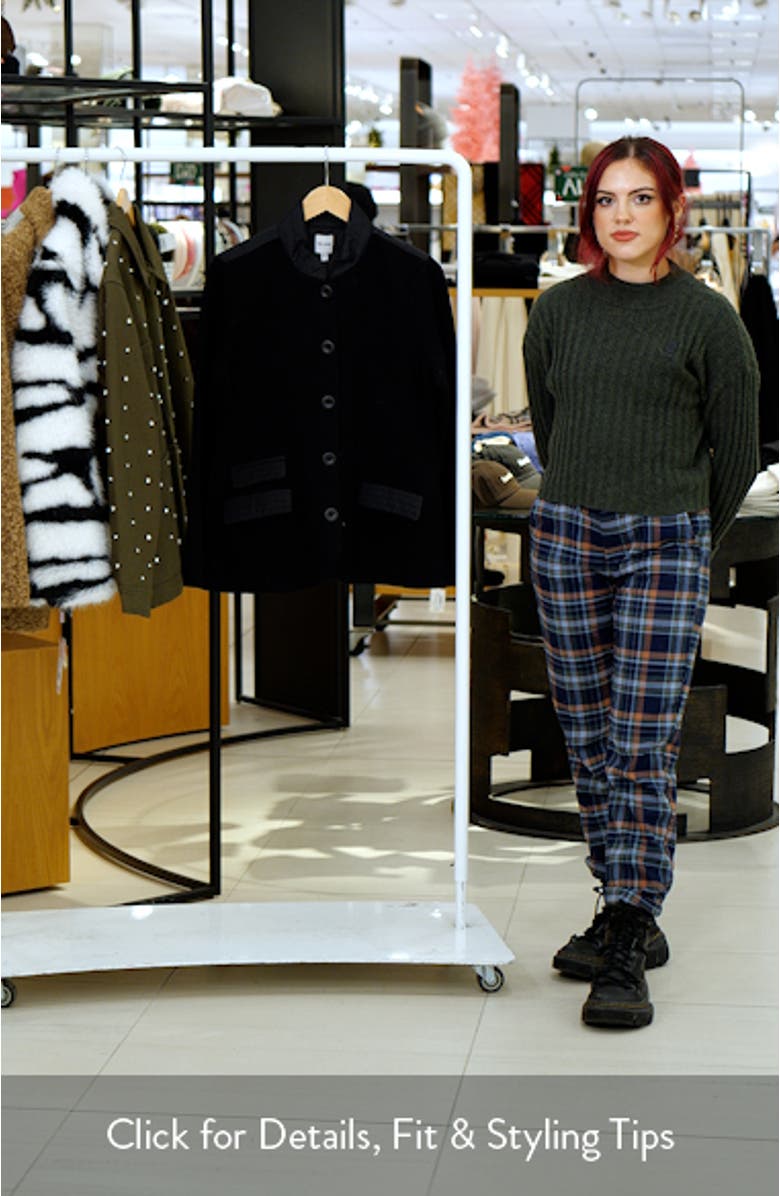 Puffer Back Knit Blazer, sales video thumbnail