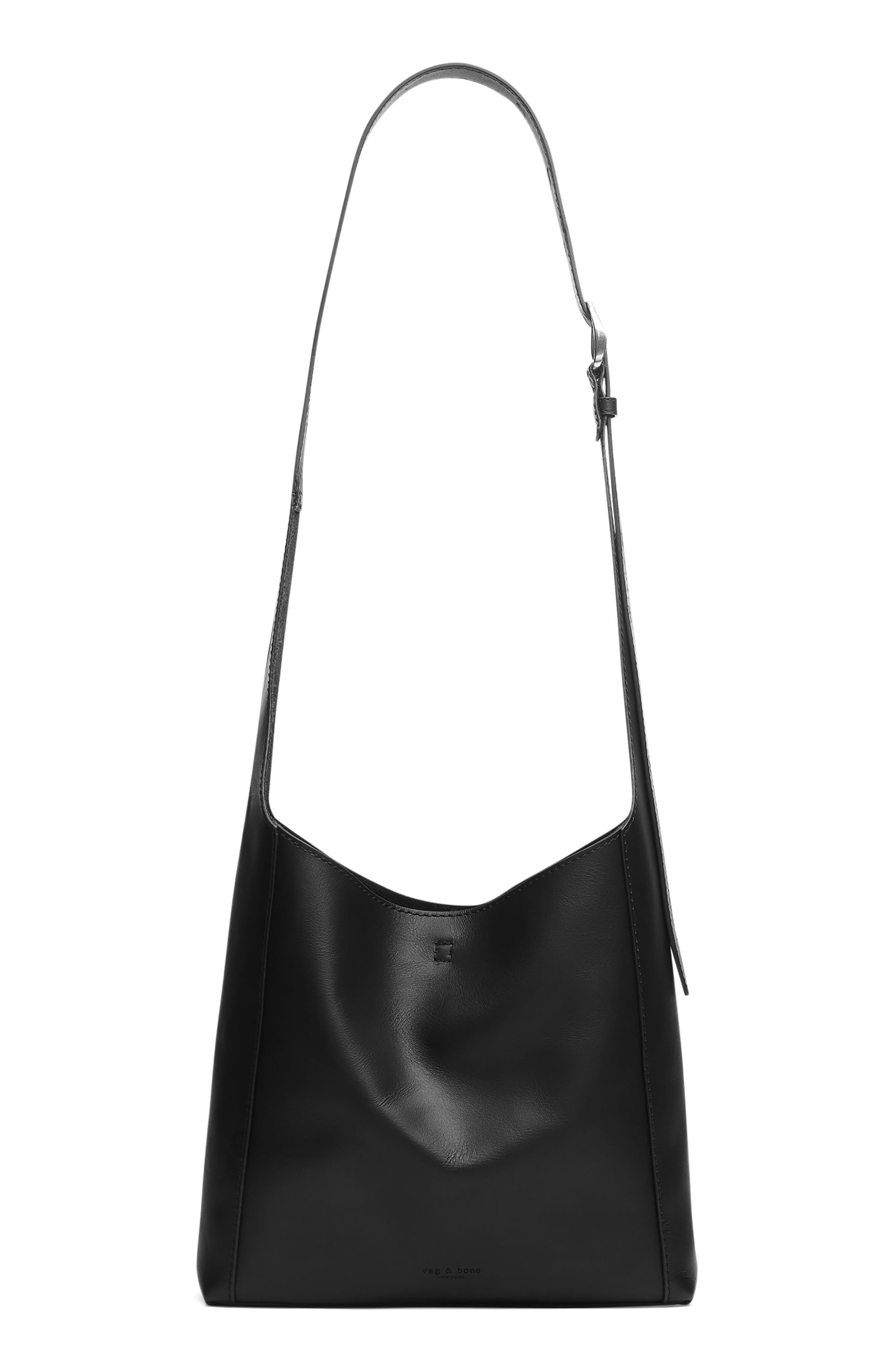 rag & bone Small Belize Leather Shopper Tote, Main, color, 
