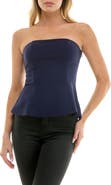Socialite Peplum Tube Top
