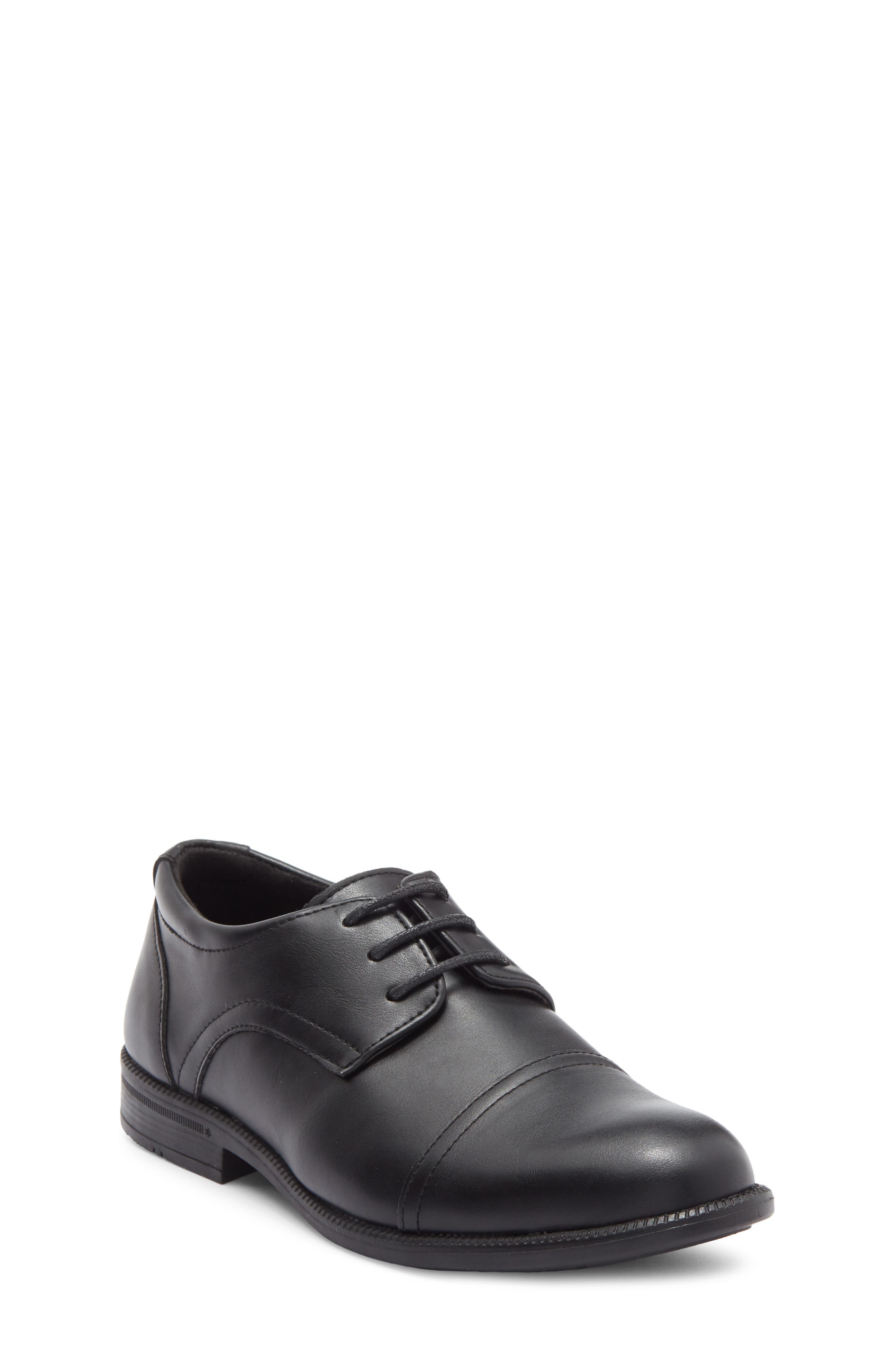 GEOFFREY BEENE Kids' Cap Toe Derby