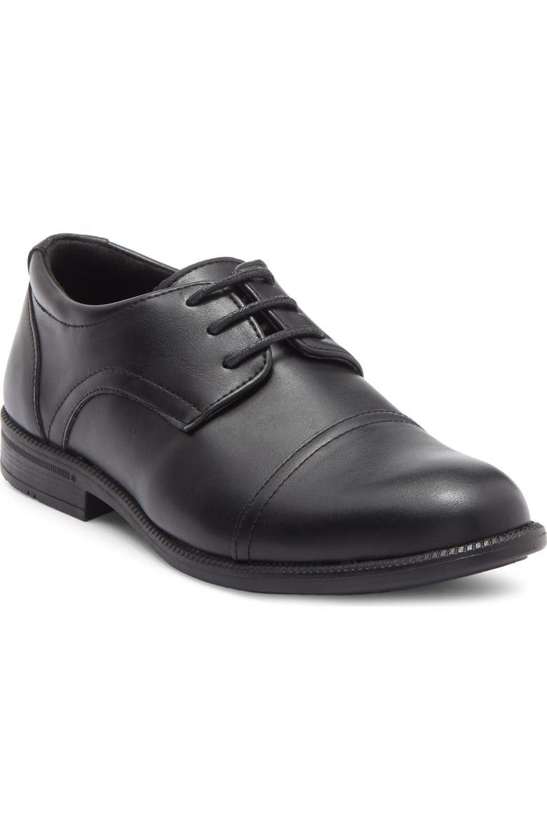 GEOFFREY BEENE Kids' Cap Toe Derby, Main, color, Black