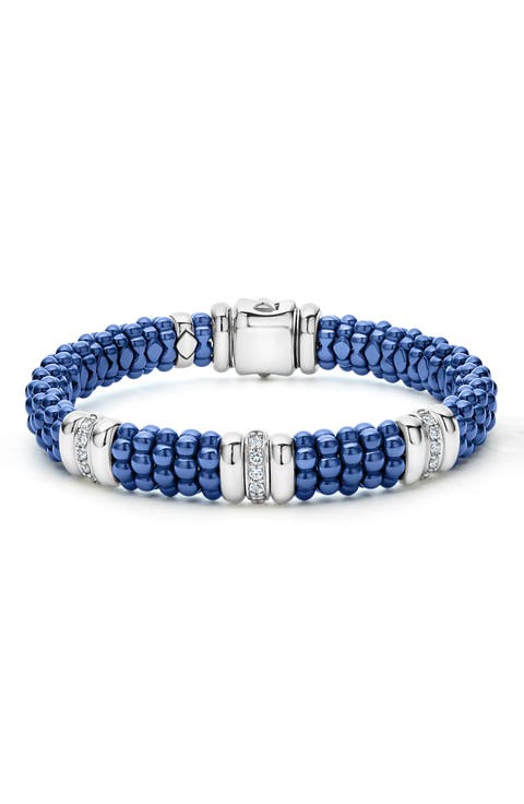 Blue Caviar Rope Bracelet