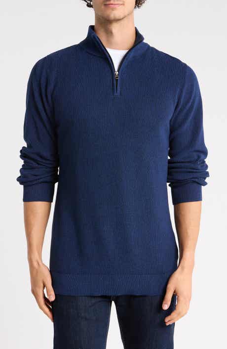 Malange Quarter Zip Cotton Sweater