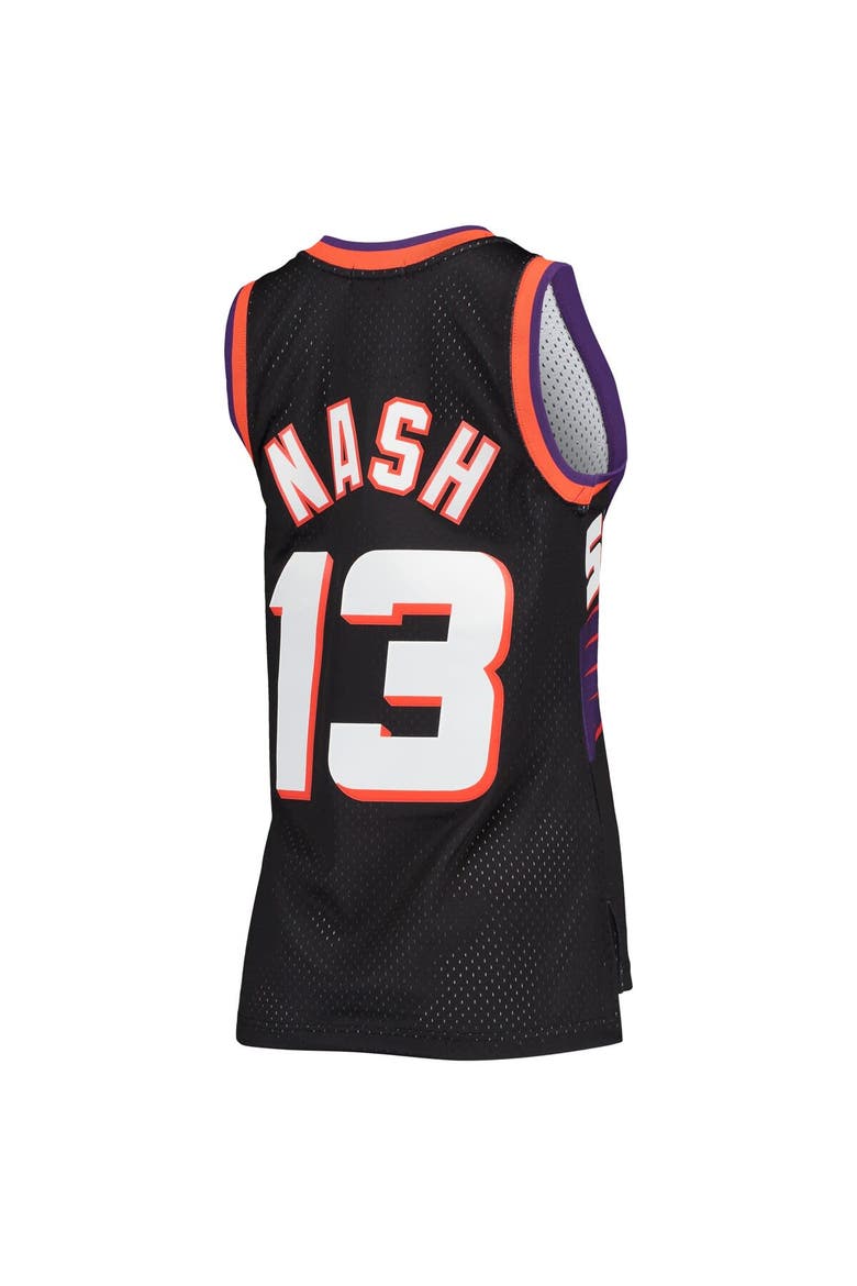Women's Mitchell & Ness Steve Nash Black Phoenix Suns  Hardwood Classics Swingman Jersey, Alternate, color, Black