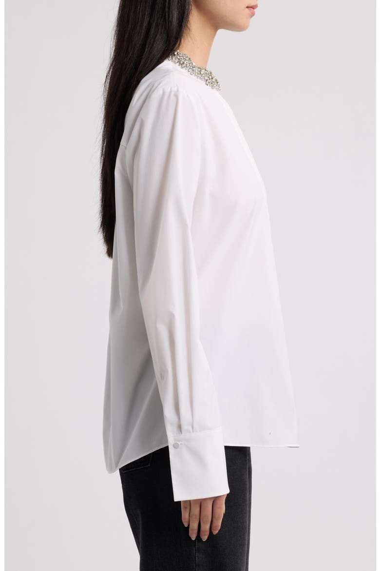 'Camryn' Silk Blouse, Alternate, color, WHITE