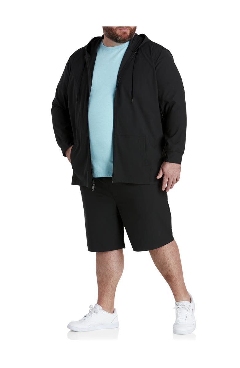 Society of One by DXL Big & Tall Commuter Shorts, Alternate, color, Black