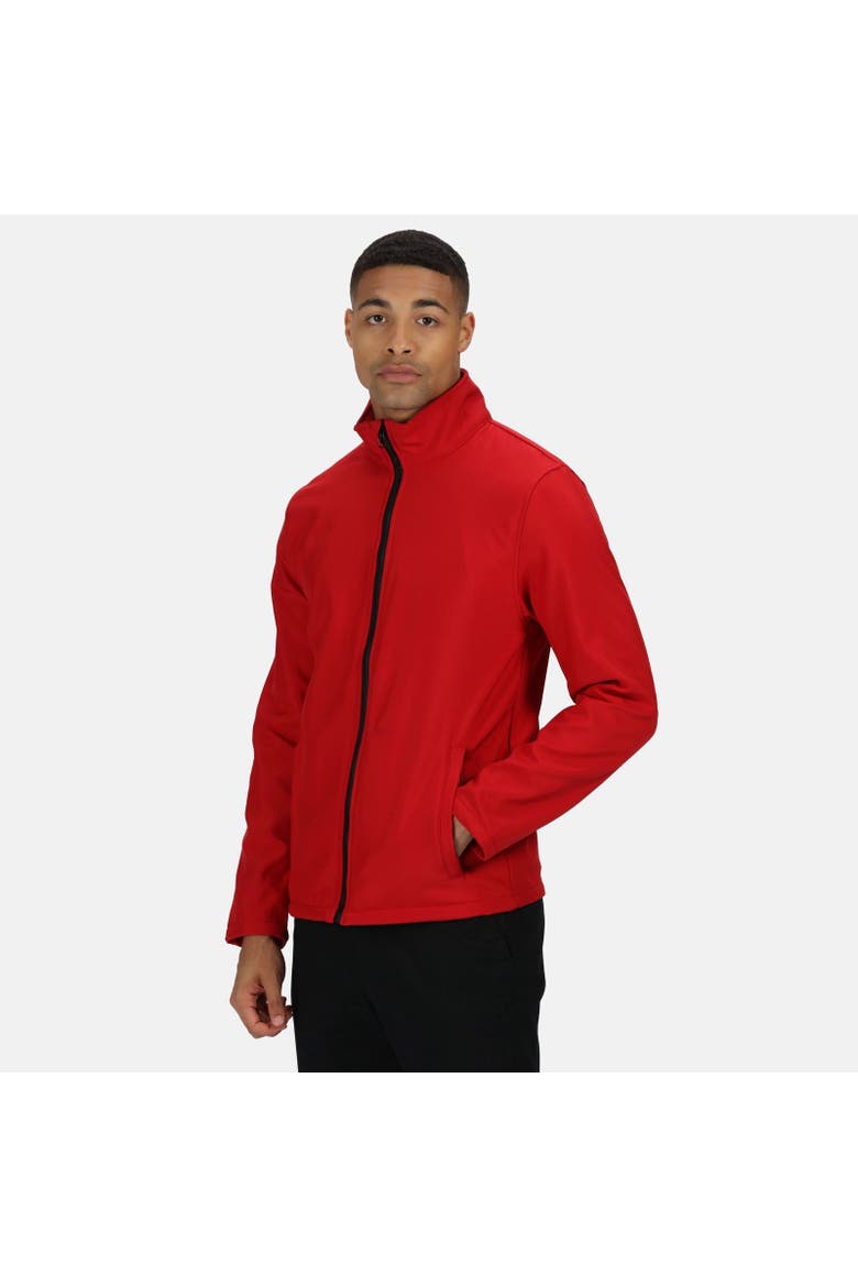 Standout Ablaze Printable Softshell Jacket, Alternate, color, Classic Red and Black