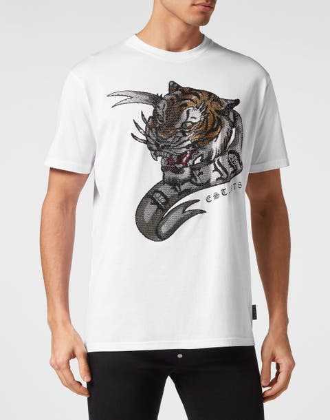 T-Shirt Round Neck Tattoo Men