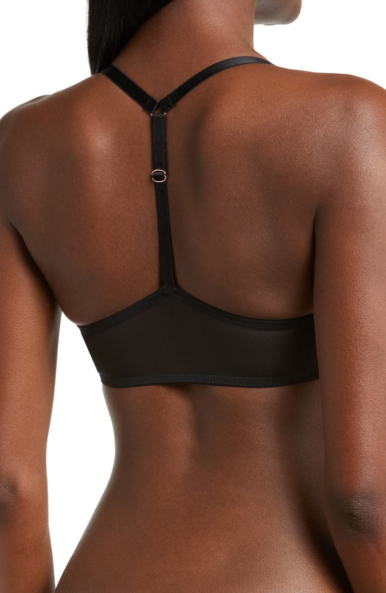 Skarlett Blue Spellbound Spacer Underwire Bra, Alternate, color, Black