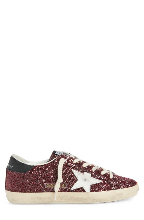 Golden Goose Super-star Glitter Low Top Sneaker In Multi