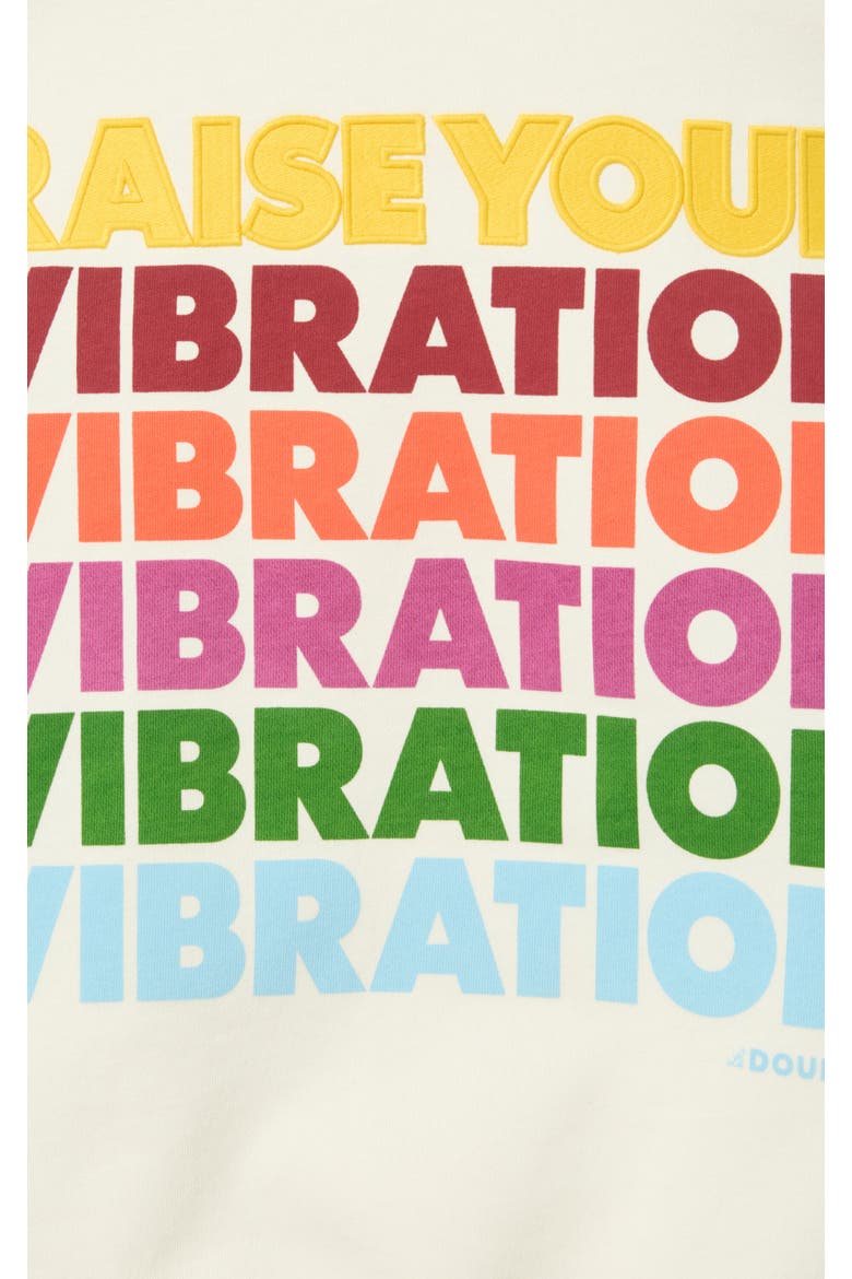 House Sweatshirt, Alternate, color, Raise Your Vibration Off White