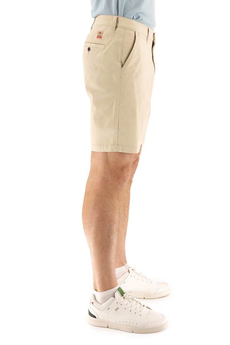 9-Inch Performance Stretch Chino Shorts, Alternate, color, BROWN RICE