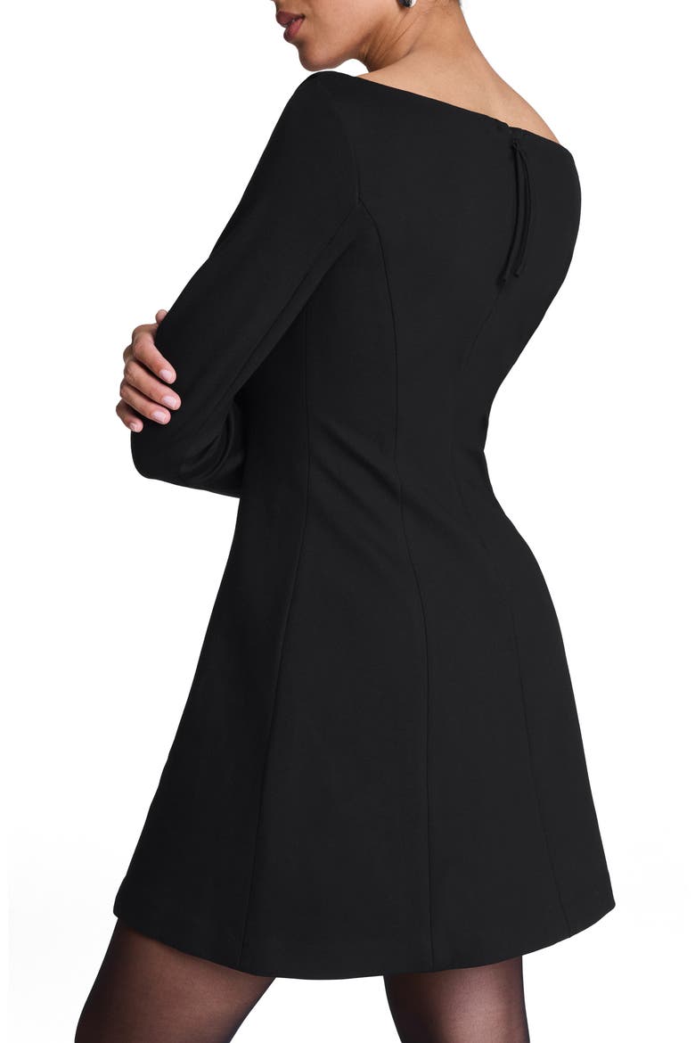 long sleeve ponte mini dress Mia Long Sleeved Ponte Mini Dress