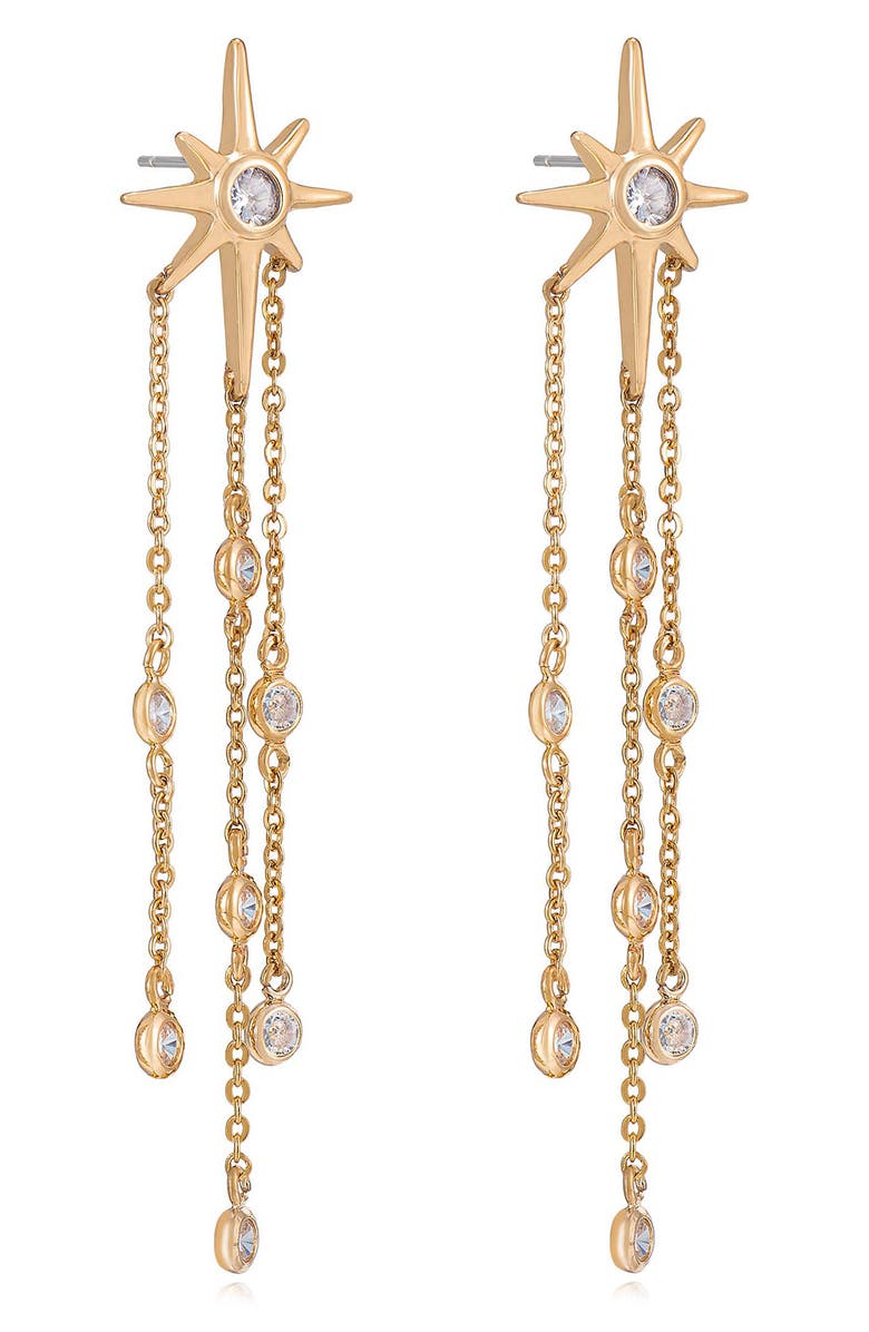 Ettika Star Dangle Earrings, Alternate, color, 