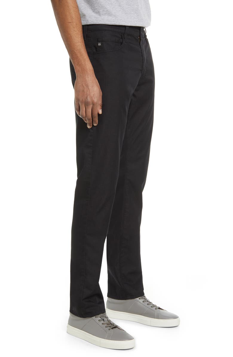 AG Everett Airluxe<sup>™</sup> Commuter Performance Slim Straight Pants, Alternate, color, Pure Black