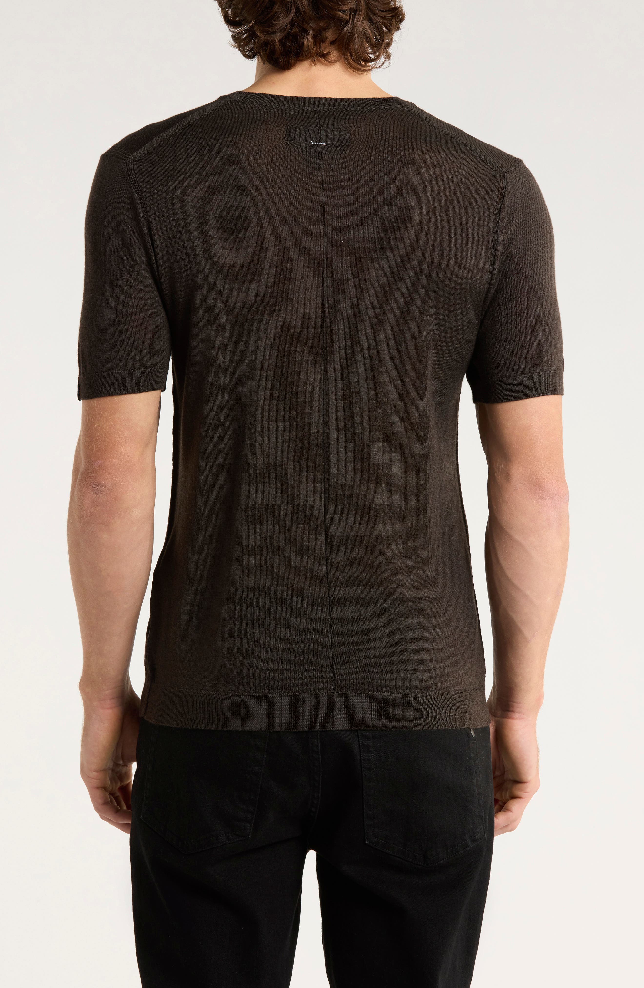 Aulton Short Sleeve Wool Blend Sweater - image 4