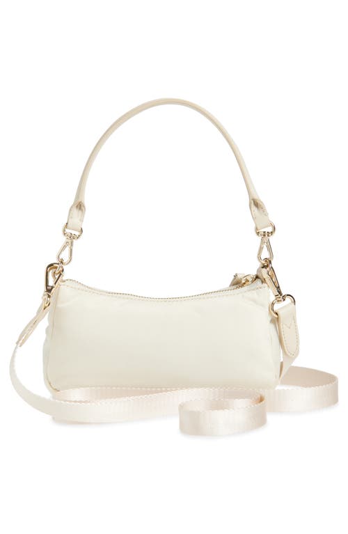 Mz Wallace Mini Chelsea Nylon Shoulder Bag In Sand