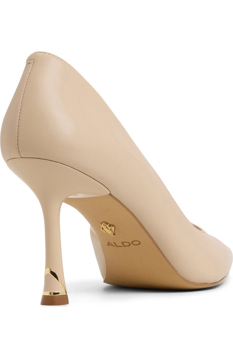 ALDO Livianna Half d'Orsay Pointed Toe Pump, Alternate, color, Medium Beige