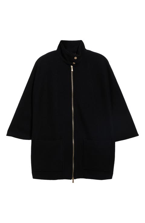 Full Zip Wool Coat