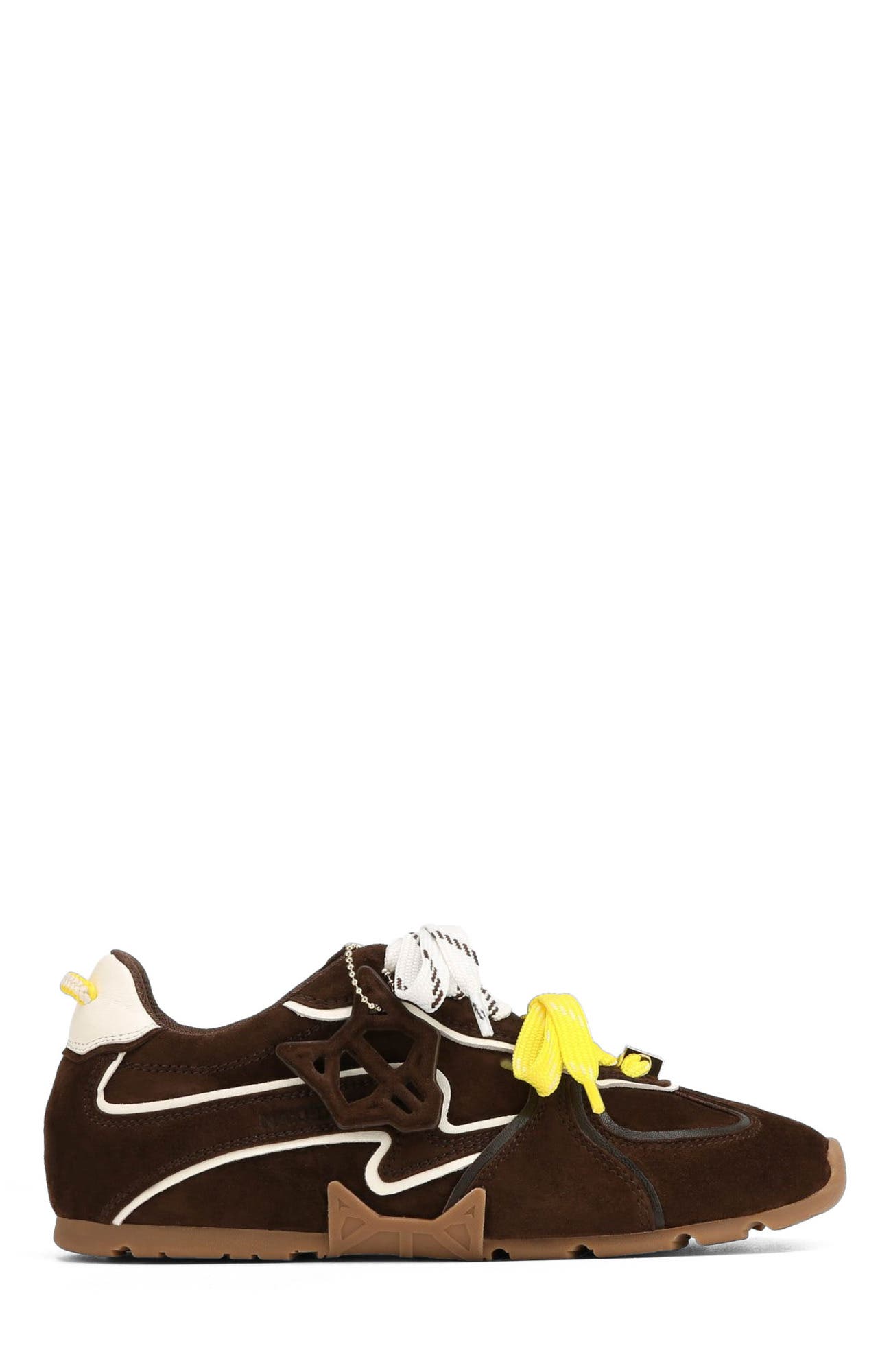Adored Mesh Sneaker, Main, color, Brown Suede