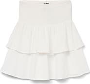 VERO MODA Natali Tiered Smocked Waist Miniskirt
