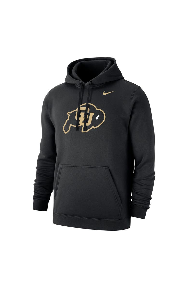 Nike Men's Nike Black Colorado Buffaloes Logo Club Pullover Hoodie, Alternate, color, 