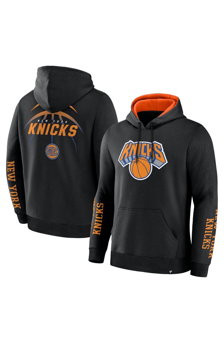 FANATICS Men's Fanatics Black New York Knicks Legacy Guard Pullover Hoodie, Main, color,