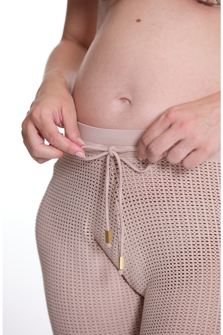 Milos Maternity Beachwear Pants, Alternate, color, BEIGE