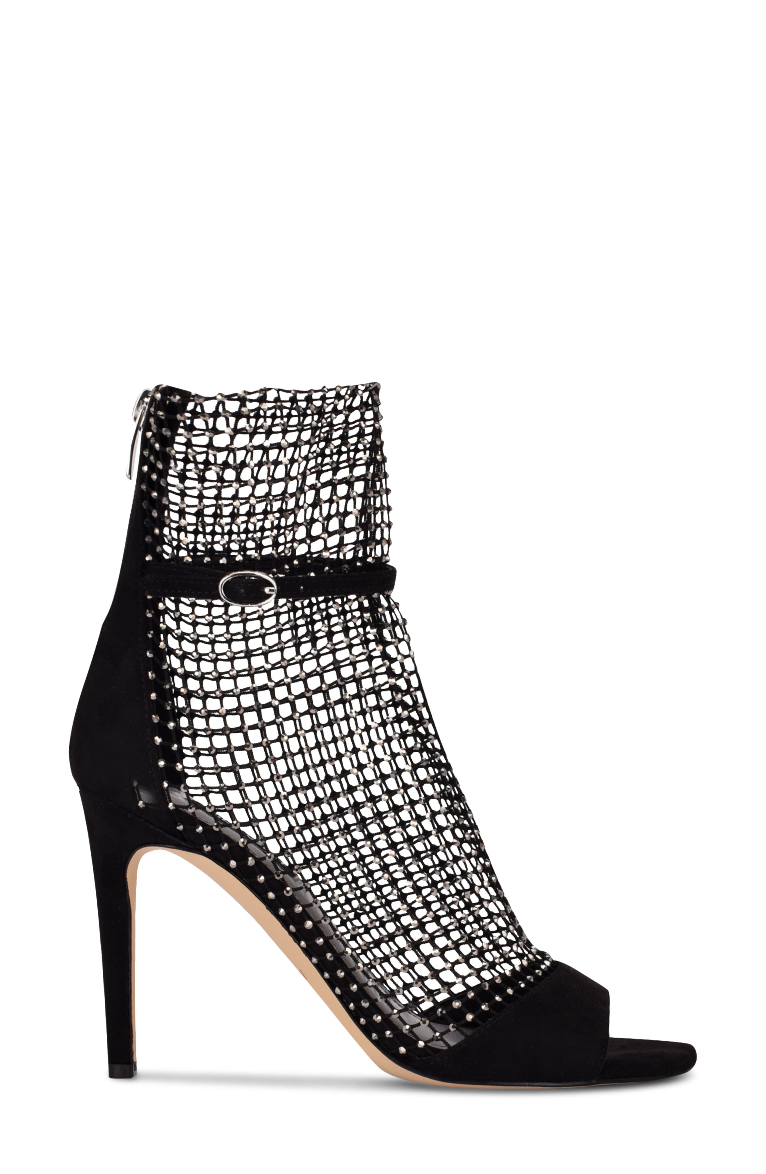 Nine West Imery Rhinestone Fishnet Bootie, Alternate, color, 