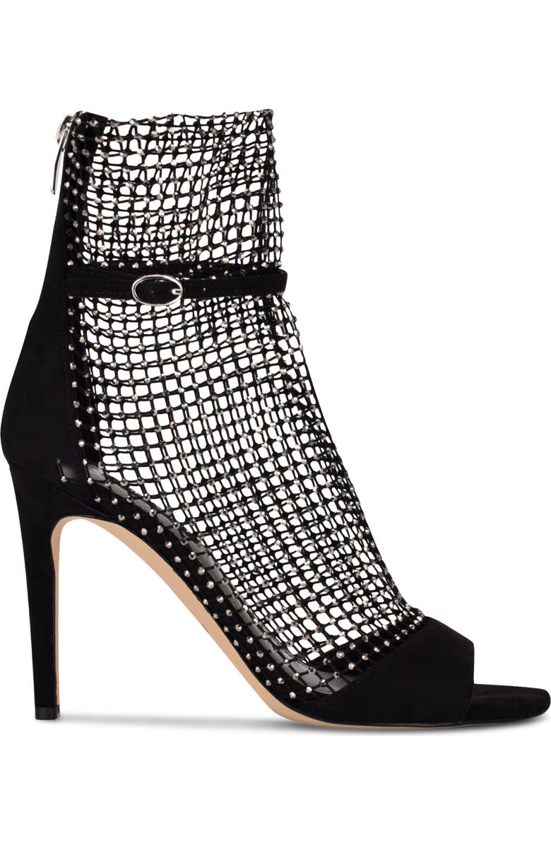 Nine West Imery Rhinestone Fishnet Bootie, Alternate, color,