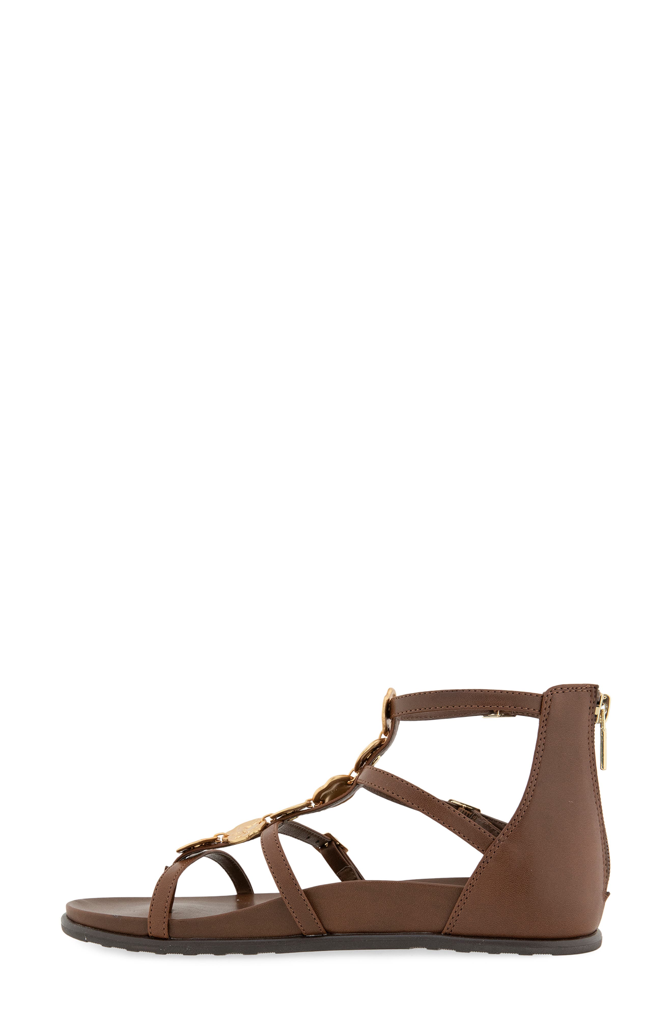 Hadley Cage Sandal, Alternate, color, DARK BROWN
