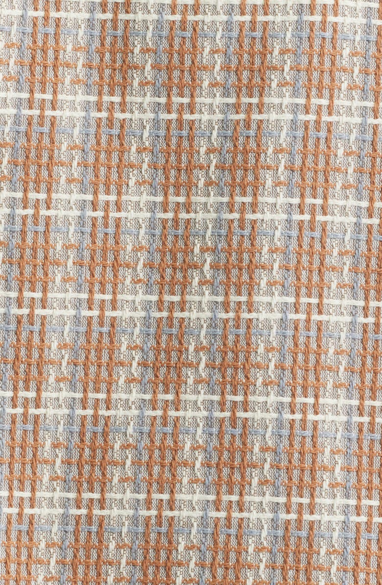 Wax London Whiting Plaid Recycled Cotton Blend Shirt Jacket, Alternate, color, Tan / Multi