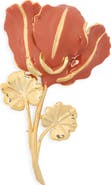 Kenneth Jay Lane Enamel Flower Pin