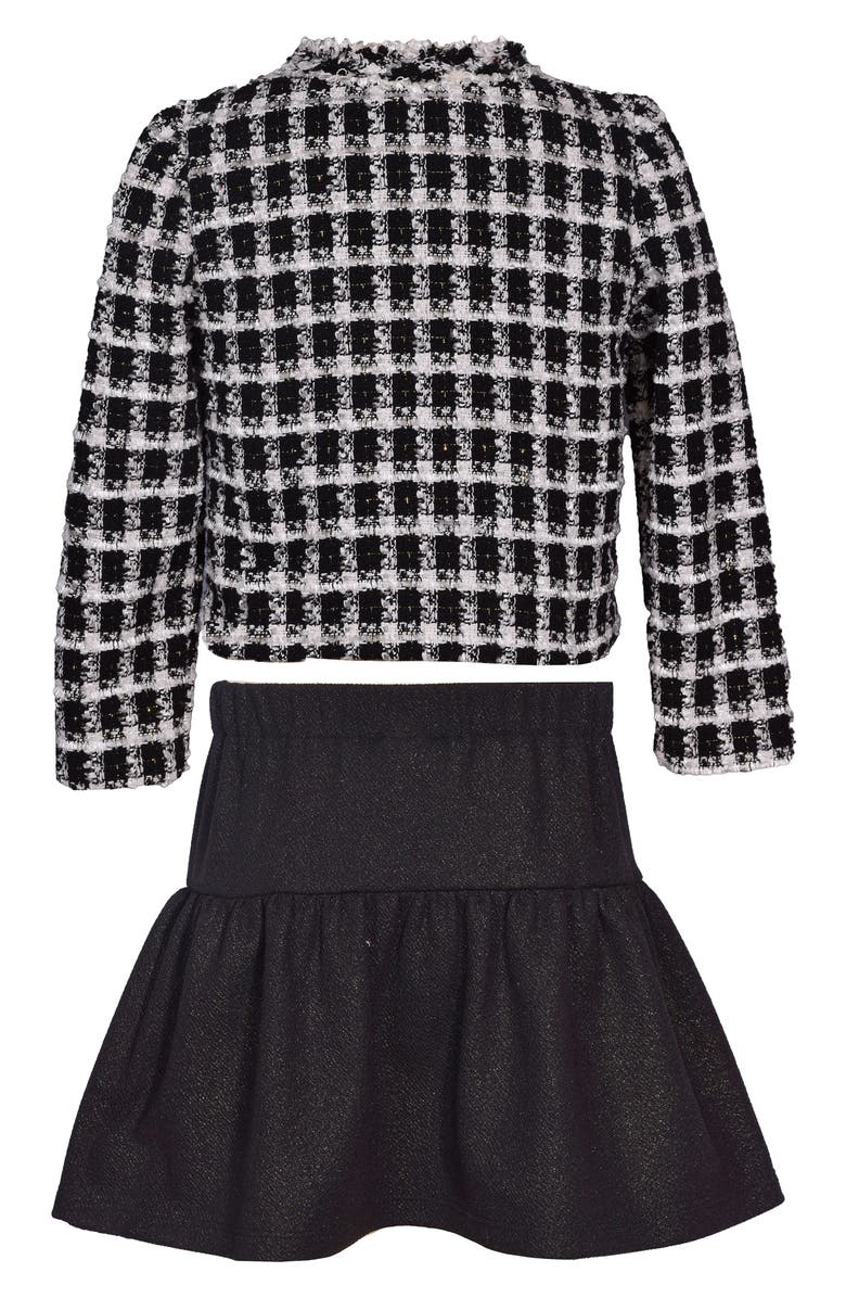 Iris & Ivy Kids' Bouclé Jacket & Skirt Set, Alternate, color, 