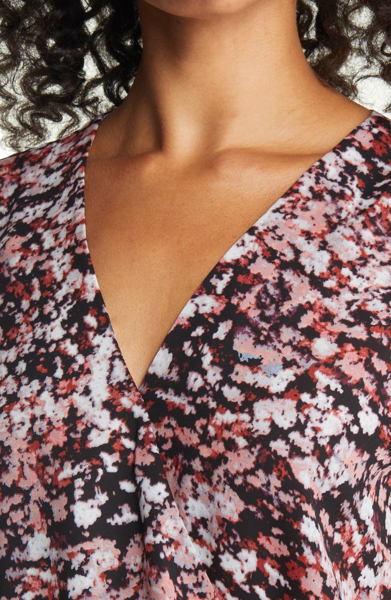 Halogen<sup>®</sup> Surplice Blouson Top, Alternate, color,