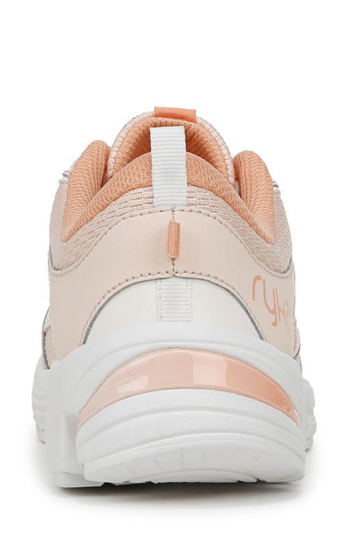 Ryka Rykä Invoke Walking Sneaker In Peach Blush