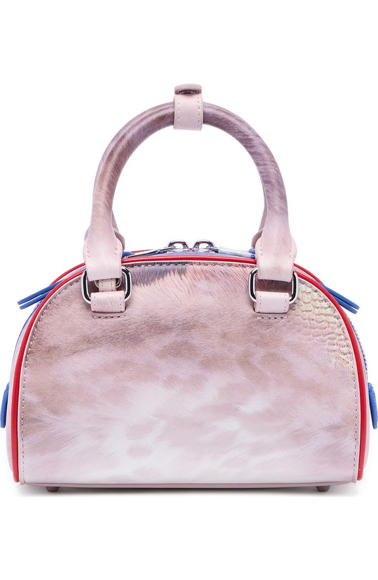 DIESEL<sup>®</sup> Mini 1DR Dome Faux Leather Bowling Bag, Alternate, color, Pink