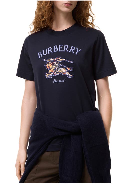 Knight Check Cotton T-shirt